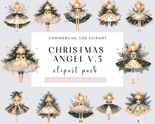 Christmas Angel Clipart Bundle Vintage Angel Illustration Baby Angel Graphics Holiday Angel Art Heavenly Angel Design Spiritual Angel Decor