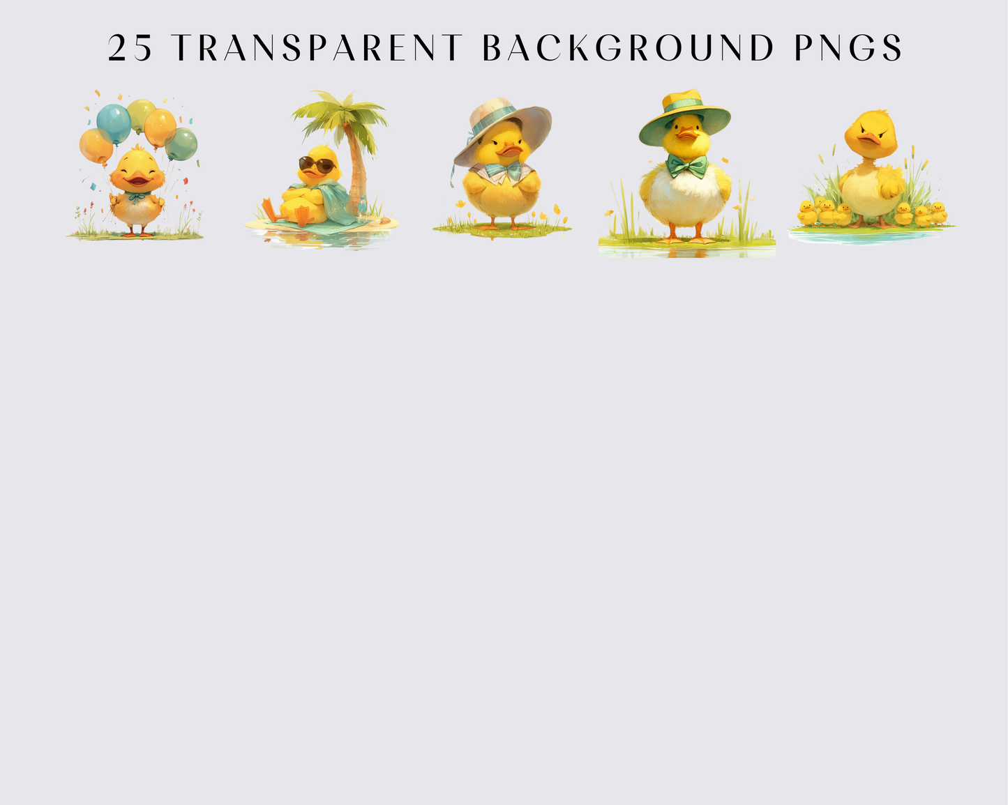 Quirky Duck Clipart PNG, Whimsical Duck, Silly Duck, Sublimation Clip art Cute animals Whimsy graphics Funny elongated illustration